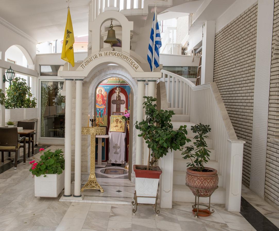 Hotel Strass Paralía Buitenkant foto
